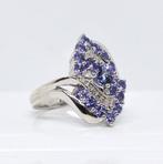 Zonder Minimumprijs - Ring Zilver - 1.50ct. tw. Tanzaniet -, Sieraden, Tassen en Uiterlijk, Ringen, Nieuw