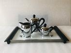 Alessi - Carlo Alessi - Koffieservies - Verchroomd messing -
