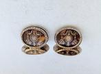 Pair of Place or Menu Holders - Eetservies - .925 zilver, Antiek en Kunst