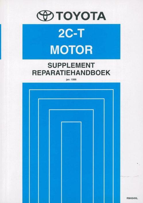 1996 Toyota Carina 2C-T Motor Reparatiehandboek Supplement, Auto diversen, Handleidingen en Instructieboekjes, Verzenden