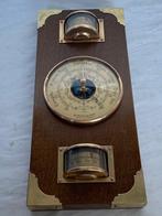 Maritieme objecten - Vintage maritiem weerstation in brons, Antiek en Kunst