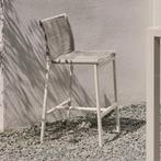 *WOONWINKEL* Kave Home Culip Buiten Barkruk Wit Aluminium Me, Tuin en Terras, Tuinsets en Loungesets, Verzenden, Nieuw