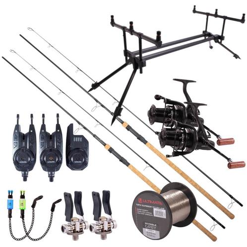 Ultimate Bionic High End Carp Set 12ft Extender Kurk Handvat, Watersport en Boten, Hengelsport | Algemeen, Nieuw, Verzenden