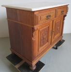 Dressoir - Eik, Carrara marmer, Koper - Bezorging mogelijk