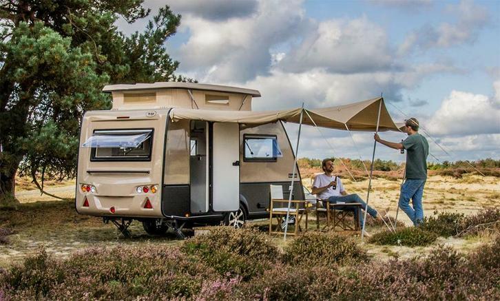 Kip Kompakt compleet vanaf €29750 Lichtgewicht hefdak, Caravans en Kamperen, Caravans, 750 - 1000 kg, Hefdak, Koelkast, Omvormer of Lader