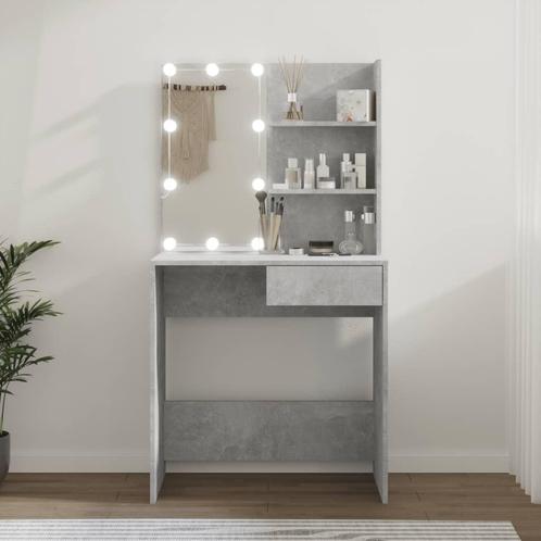vidaXL Kaptafel met LED-verlichting 74,5x40x141 cm, Huis en Inrichting, Tafels | Kaptafels, Nieuw, Verzenden