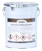 Verol Verol carboleum bruin 5 liter, bruin, Doe-het-zelf en Verbouw, Verf, Beits en Lak, Nieuw, Verzenden