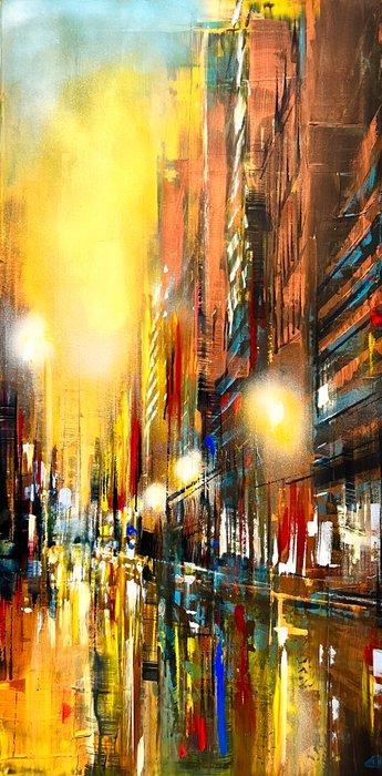 Prettau - Sunset’s (vertical), Antiek en Kunst, Kunst | Schilderijen | Modern