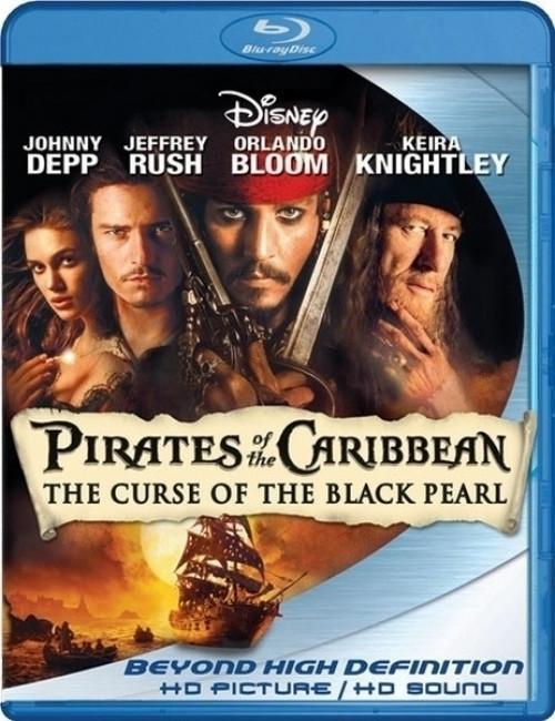 Pirates Of The Caribbean the Curse of the Black Pearl (Bl..., Cd's en Dvd's, Blu-ray, Gebruikt, Verzenden
