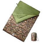 Slaapzak Dubbel Camouflage | Retourdeal | Outdoor Avontur..., Caravans en Kamperen, Slaapzakken, Ophalen of Verzenden, Nieuw