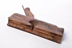 Oude vintage houten handschaaf | Brocante houten blokschaaf