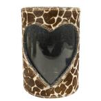 windlicht koe hart giraf 20cm*, Huis en Inrichting, Verzenden, Nieuw