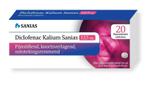Sanias Diclofenac kalium 12.5 mg - 20 tabletten, Nieuw, Verzenden