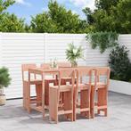 vidaXL 7-delige Tuinset massief douglashout, Tuin en Terras, Verzenden, Nieuw, 7 zitplaatsen, Tuinset