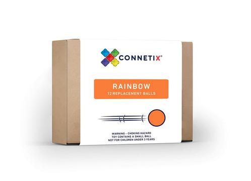 Connetix - 12 Reserve ballen voor Ball Run Rainbow, Kinderen en Baby's, Speelgoed | Overig