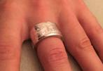 Ring uit zilveren Wilhelmina rijksdaalder