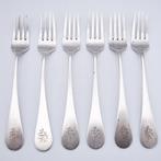 B. Otero - Bestekset - Antieke vorken - .925 zilver, Antiek en Kunst, Antiek | Goud en Zilver