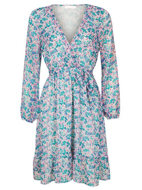 Jurk Yvette Turquoise XL (42), Kleding | Dames, Jurken, Verzenden