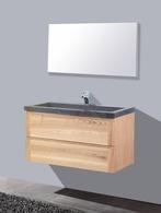 Neuer Wood Eiken badkamermeubel Trend Stone wastafel één, Nieuw, Ophalen of Verzenden