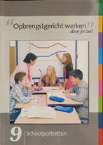 Boek Opbrengstgericht werken doe je zo ! 9789081506915, Boeken, Studieboeken en Cursussen, Verzenden, Zo goed als nieuw
