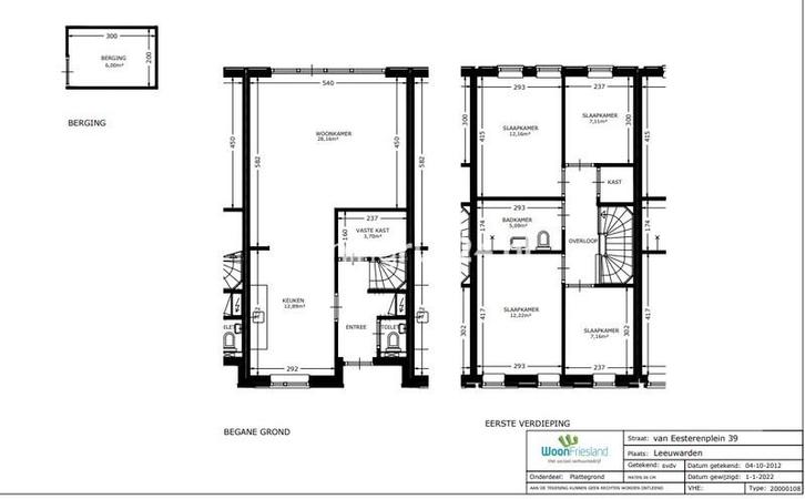 Woningruil - Van Eesterenplein 39 - 4 kamers en Friesland, Huizen en Kamers, Woningruil, Friesland