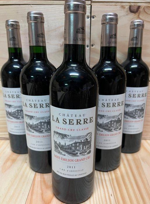 2011 Chateau La Serre - Saint-Émilion Grand Cru Classé - 6, Verzamelen, Wijnen