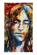 John Lennon - Prachtig wandtapijt van een portret op, Antiek en Kunst