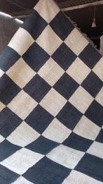 india - Boho Black Decor Kilim - Vloerkleed - 270 cm - 300, Huis en Inrichting, Stoffering | Tapijten en Kleden, Nieuw