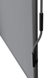 2dekans | Juskys Zonnescherm Verticaal - 120x310 cm - Grijs, Tuin en Terras, Ophalen of Verzenden, Zo goed als nieuw