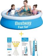 Bestway Zwembad  Fast Set  183 x 51 cm  Inclusief, Verzenden, 200 tot 300 cm, Opblaaszwembad, 80 tot 120 cm