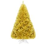 180cm Hoge Gouden Kerstboom Kunstmatige Klatergoud Kerstboom