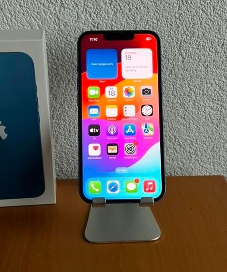 Apple iPhone 13 256GB Blauw / Garantie / Nette staat, Telecommunicatie, Mobiele telefoons | Apple iPhone, Zonder abonnement, 256 GB