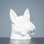 Figuur - Decoratieve Buldog kop - polystone, Antiek en Kunst