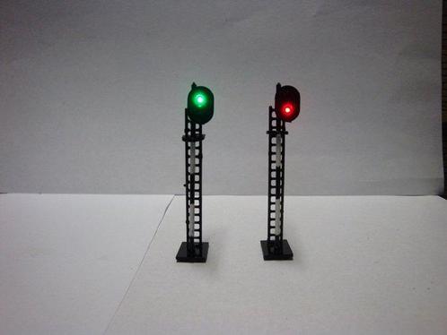 Seinen H0 - Signalen (10) - 10 Hoofdseinen groen/rood,, Hobby en Vrije tijd, Modeltreinen | H0
