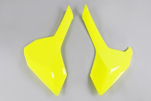 UFO zijnummerborden Fluor Geel Husqvarna TC 125 16-18 & TC 2, Motoren, Onderdelen | Merk-onafhankelijk, Ophalen of Verzenden