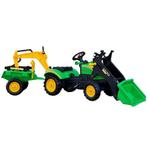 Grote branson 3-in-1 Traptractor - Tractor -, Kinderen en Baby's, Speelgoed | Buiten | Voertuigen en Loopfietsen, Ophalen of Verzenden