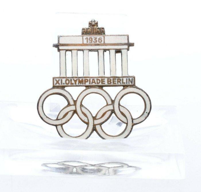 Draagspeld Badge 1936 XI 11th summer Olympics Berlin Germany, Verzamelen, Overige Verzamelen