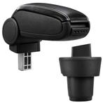 Armsteun VW Up! 3 en 5-deurs kunstleer zwart met wit stiksel, Auto diversen, Auto-accessoires, Verzenden, Nieuw