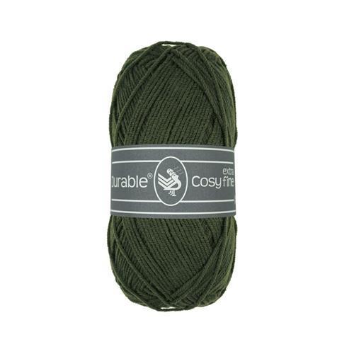 Durable Cosy Extra Fine 2149 Dark olive, Hobby en Vrije tijd, Breien en Haken, Breien of Haken, Nieuw, Wol of Garen, Ophalen of Verzenden
