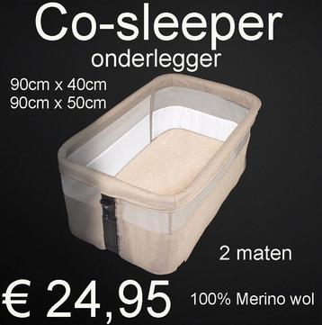Co-sleeper onderlegger 100% MERINO WOL Wollen deken € 24,95 beschikbaar voor biedingen