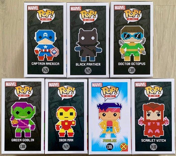 Funko Pop! - Figuur - 7x Marvel [8-Bit] Special Editions -, Antiek en Kunst, Antiek | Speelgoed