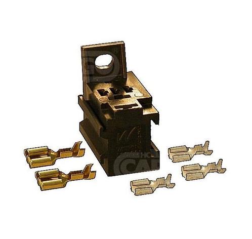 Relais houder stekkerblok Relais 5p 6.3mm / 4.7mm, Watersport en Boten, Bootonderdelen, Motor en Techniek, Nieuw, Zeilboot of Motorboot