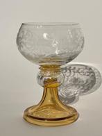 Theresienthal - Wijnglas (5) - Glas - Romein, Antiek en Kunst, Antiek | Glas en Kristal