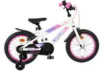 Volare Lily Kinderfiets - Meisjes - 16 inch - Wit Roze Paars, Verzenden, Nieuw, 16 inch