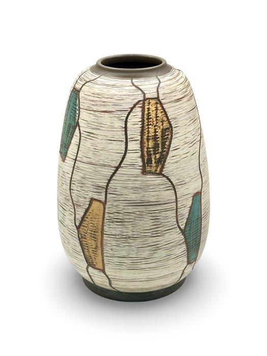 Sawa-Keramik - Heinrich-Maria Müller - Vaas - Napels decor -, Antiek en Kunst, Antiek | Glas en Kristal