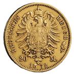Duitsland. Willem I. 1872 German 20 Marks Wilhelm I Gold, Postzegels en Munten
