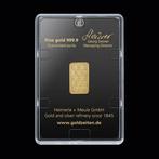 5 gram - Goud .999 - Heimerle + Meule, Germany - Verzegeld