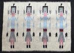 Yei Rug - Navajo - V.S. (Zonder Minimumprijs), Antiek en Kunst