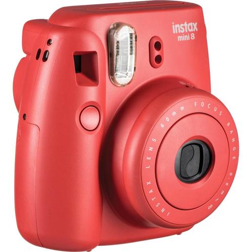 Fujifilm Instax Mini 8 Instant Camera - Rood, Audio, Tv en Foto, Fotocamera's Analoog, Zo goed als nieuw, Verzenden