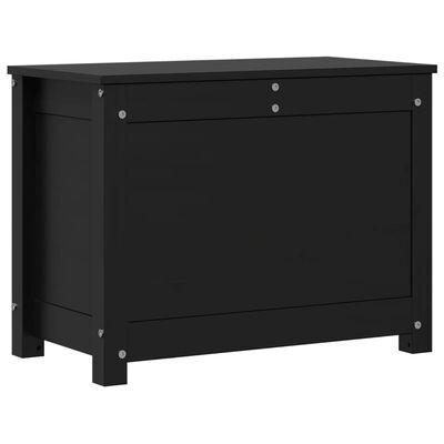 VidaXL opbergbox, zwart grenen, 60 x 32 x 45,5 cm, Diversen, Overige Diversen, Ophalen